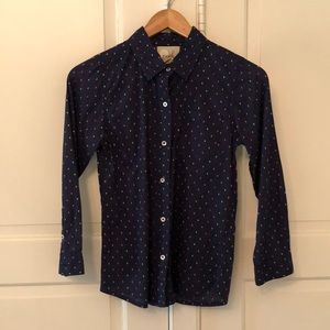 Nordstrom Peek navy button down